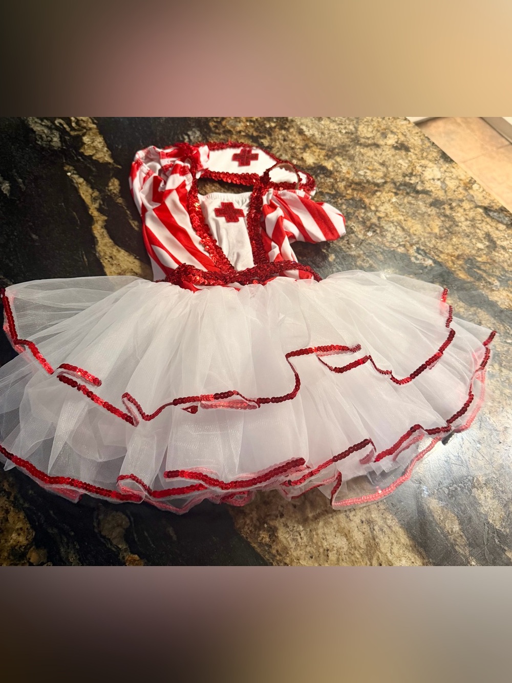 A Wish Come True Nurse Dance Tutu Dress Sz S/Child-Ne Cosplay Halloween Kidcore